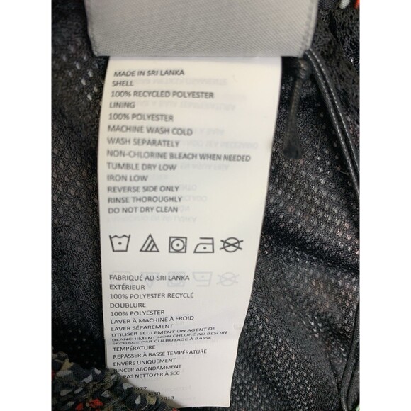 Prana Shorts Mens Large Black Floral Bowie E-Waist Short Water Friendly Lined - Picture 5 of 9